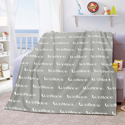 Ter Personalized Baby Blankets with Name-Personalized Baby Gifts for Newborn Girls-Baby Blanket Customized with
