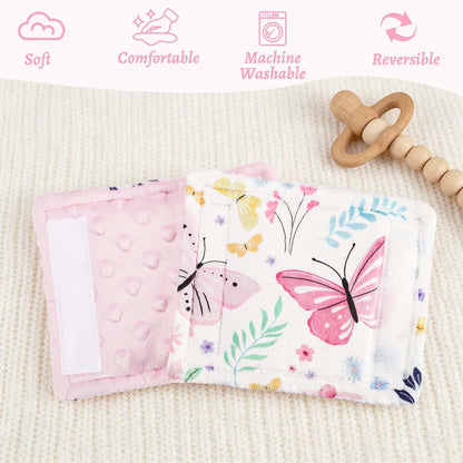 Jundetye Car Seat Strap Pads For Baby, 3-Piece Butterfly Pattern Set (photo 3)