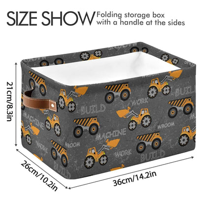 Wamika Construction Truck Excavator Fabric Storage Basket