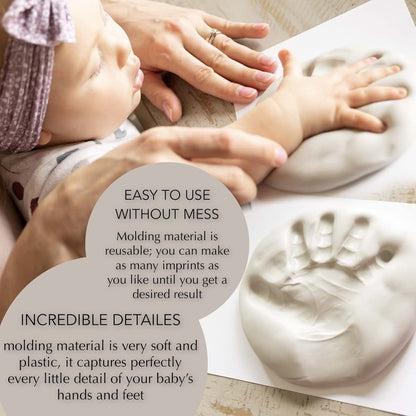 BabyOneStop Sweet Memories Baby Hands And Feet Casting Kit For Infants