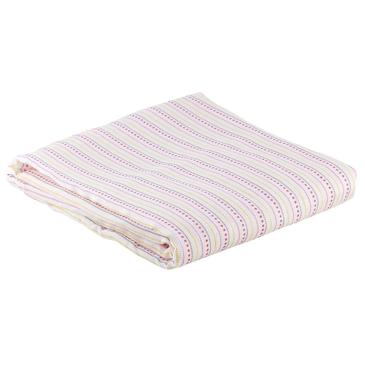 Stephan Baby Cotton + Viscose Swaddle Blanket, 45" x 45", Pink Polka Dots