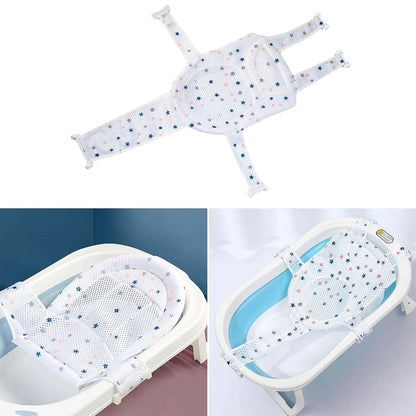 HYROOY General Adjustable Baby Bath Seats Net Newborns Baby Not Slip Bathtubs Net Pad Bathtubs Net (photo 3)