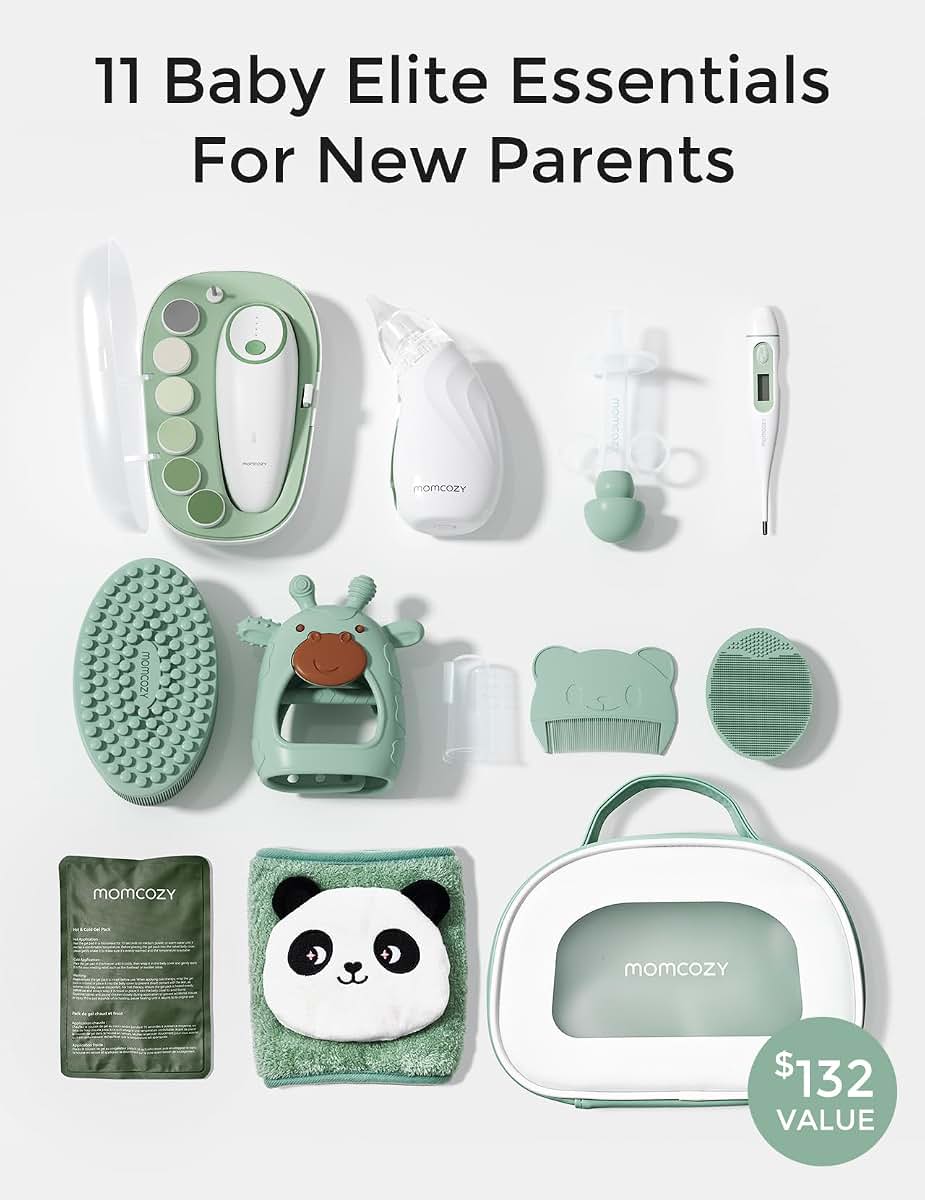 Momcozy Elite Baby Kit - Newborn Grooming, Health & Cleansing Set