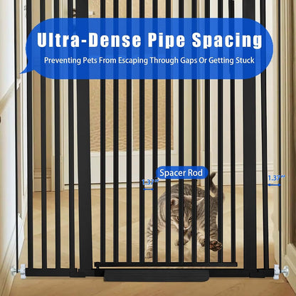 Rgqphantom 71" Extra Tall Pet Gate Pressure Mounted 30.5"-48"