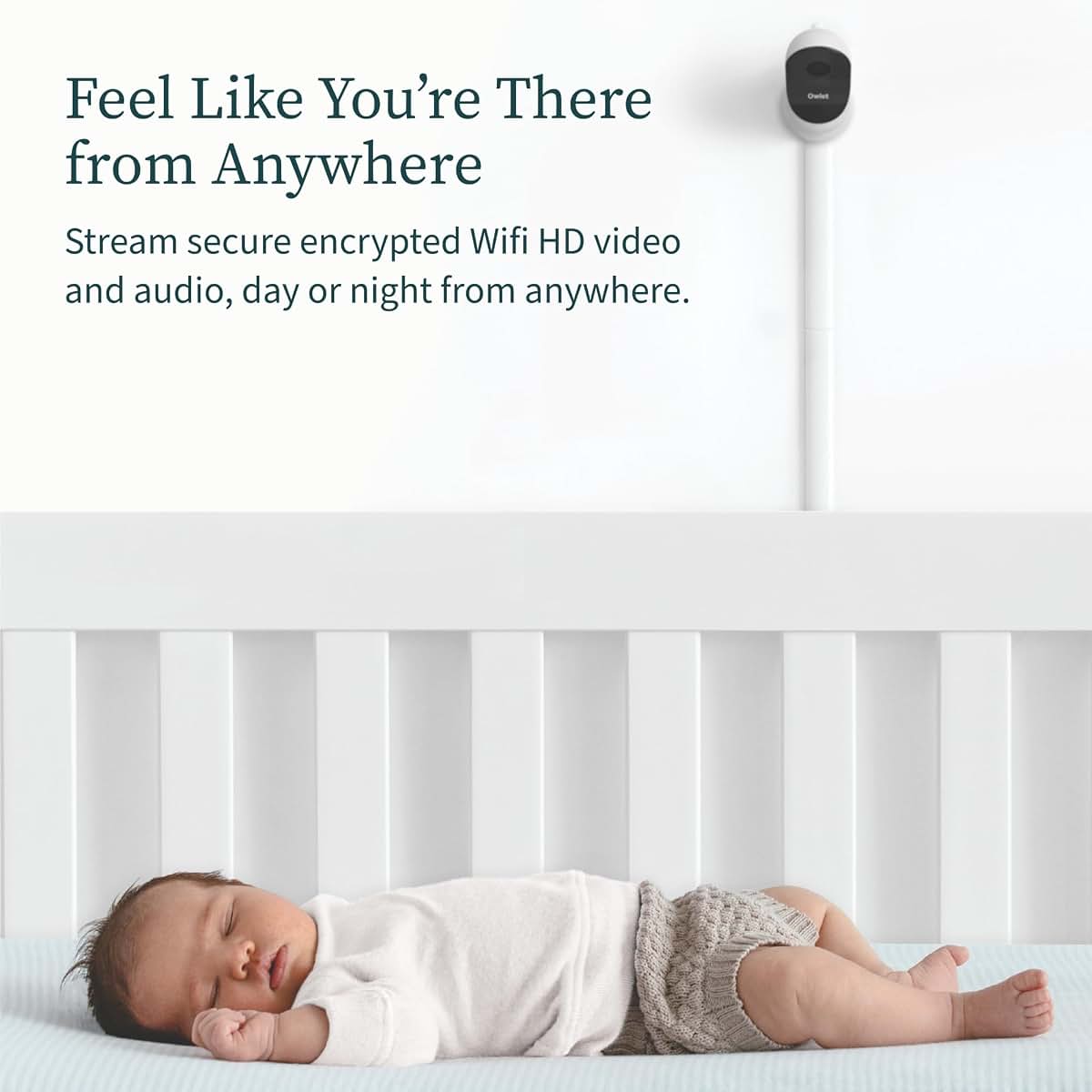 Owlet Cam 2 Smart Baby Monitor - HD Video Camera with Night Vision