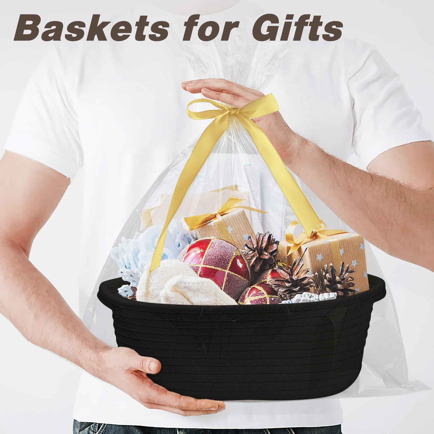 Goleem Small Woven Basket Storage