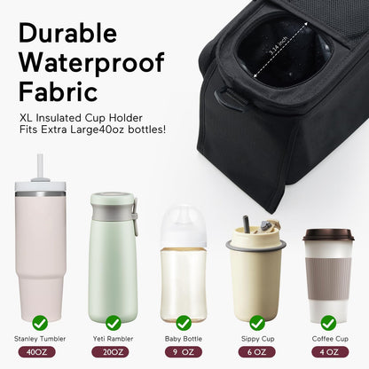 Momcozy Stroller Organizer with Cup Holder