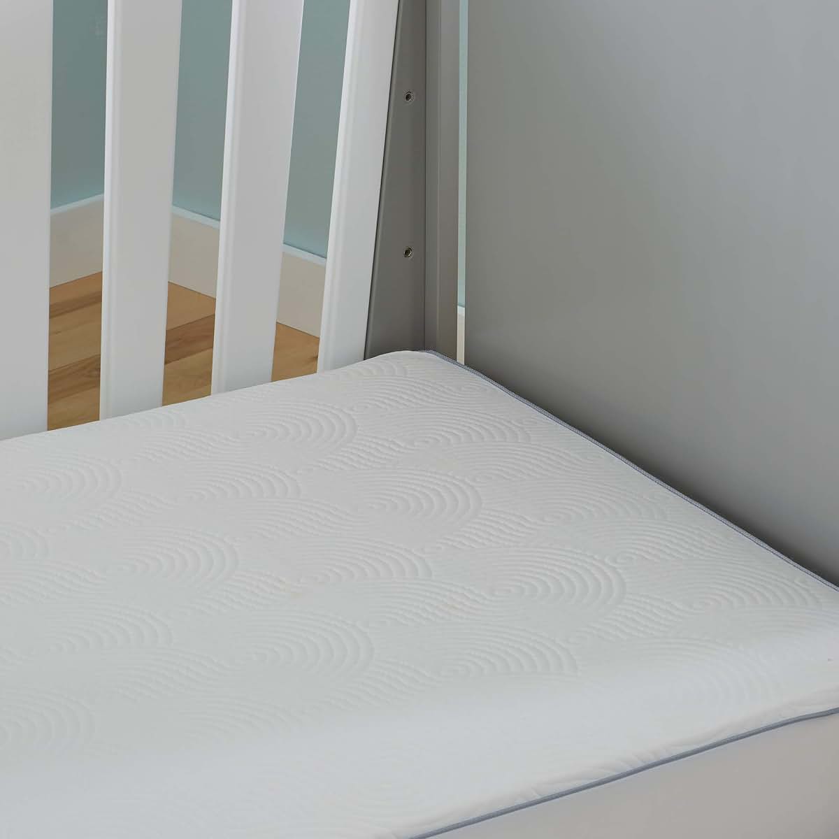 Tempur-Pedic Cool Tot Cooling Fitted Waterproof Crib Mattress Protector, 52 x 28, White