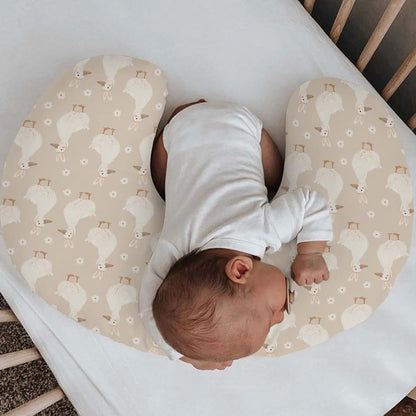 Selgkds Easter Animal Print Nursing Pillow Cover (photo 2)