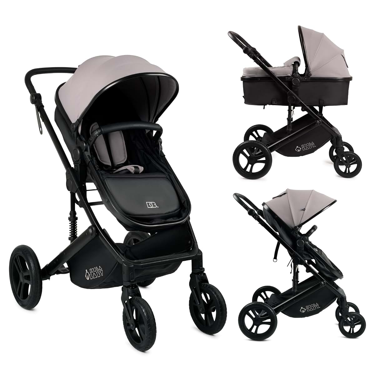 Koolababy 2-in-1 Foldable Baby Stroller for Newborn to Toddler