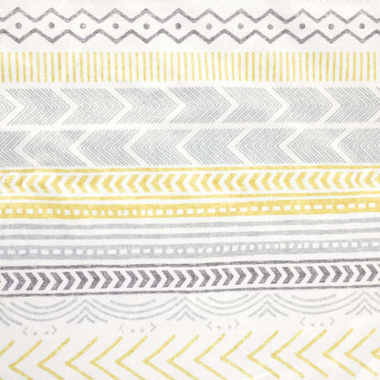 Lush Decor Baby Hygge Geo Reversible Oversized Blanket, 50 X 36, Yellow