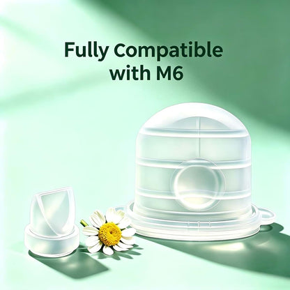 Zhouyiyian 12PCS M6 Replacement Parts for Momcozy Pump, 8 Duckbill Valves 4 Diaphragms (photo 2)