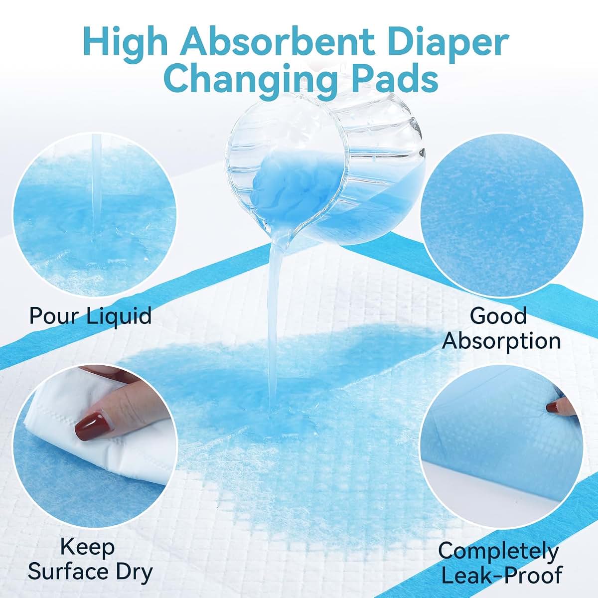 Piemeet Disposable Changing Pad 100 Pack