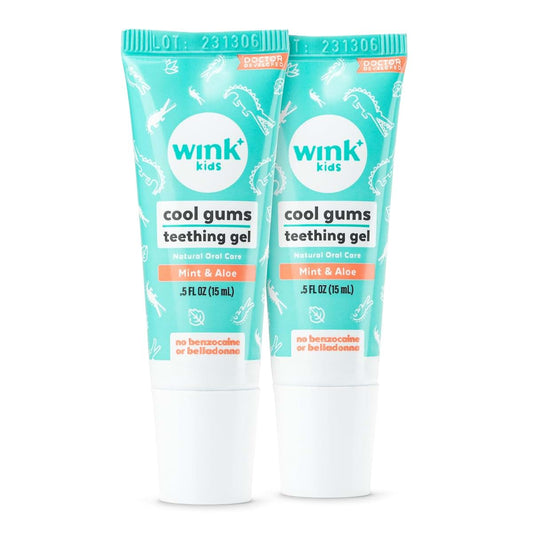 Wink Naturals Wink Well Baby Teething Relief for Infants and Kids, Cooling, Soothing Natural Gel for Sore Gums and