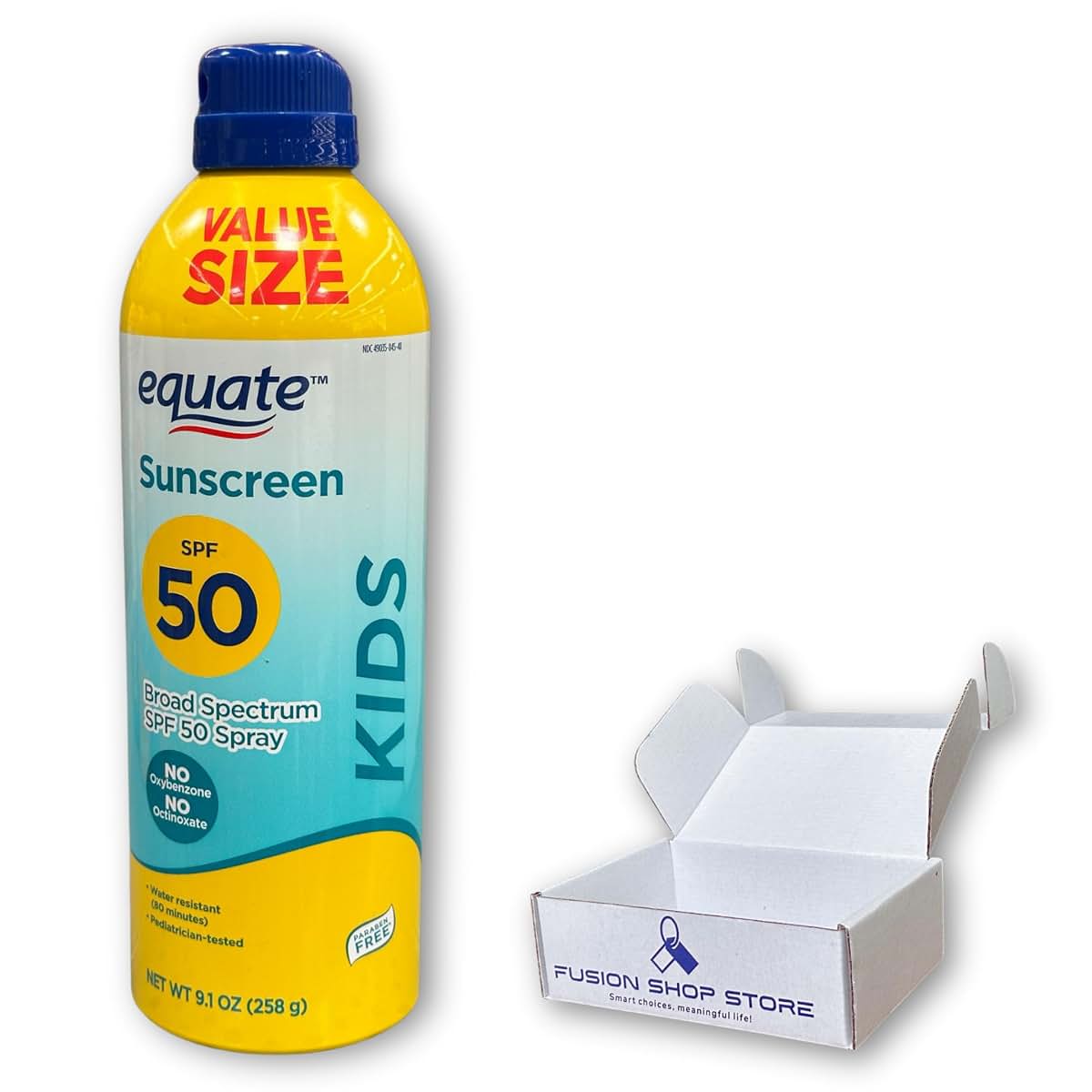 Fusion Shop Store Kids Sunscreen Spray SPF 50 Broad Spectrum Value Size