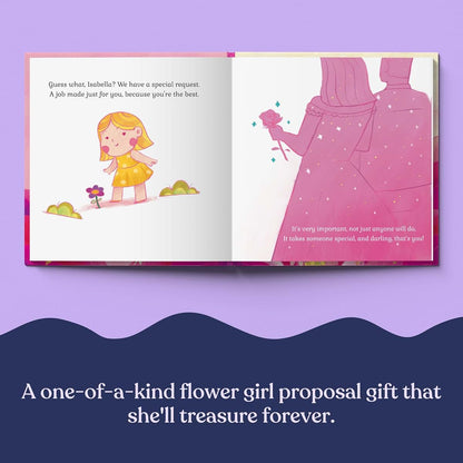 BabyOneStop Personalized Flower Girl Proposal Children's Book