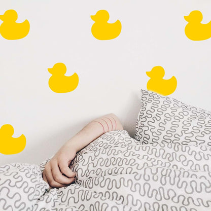 Dycica Little Ducks Vinyl Wall Art Decals - Set of 12