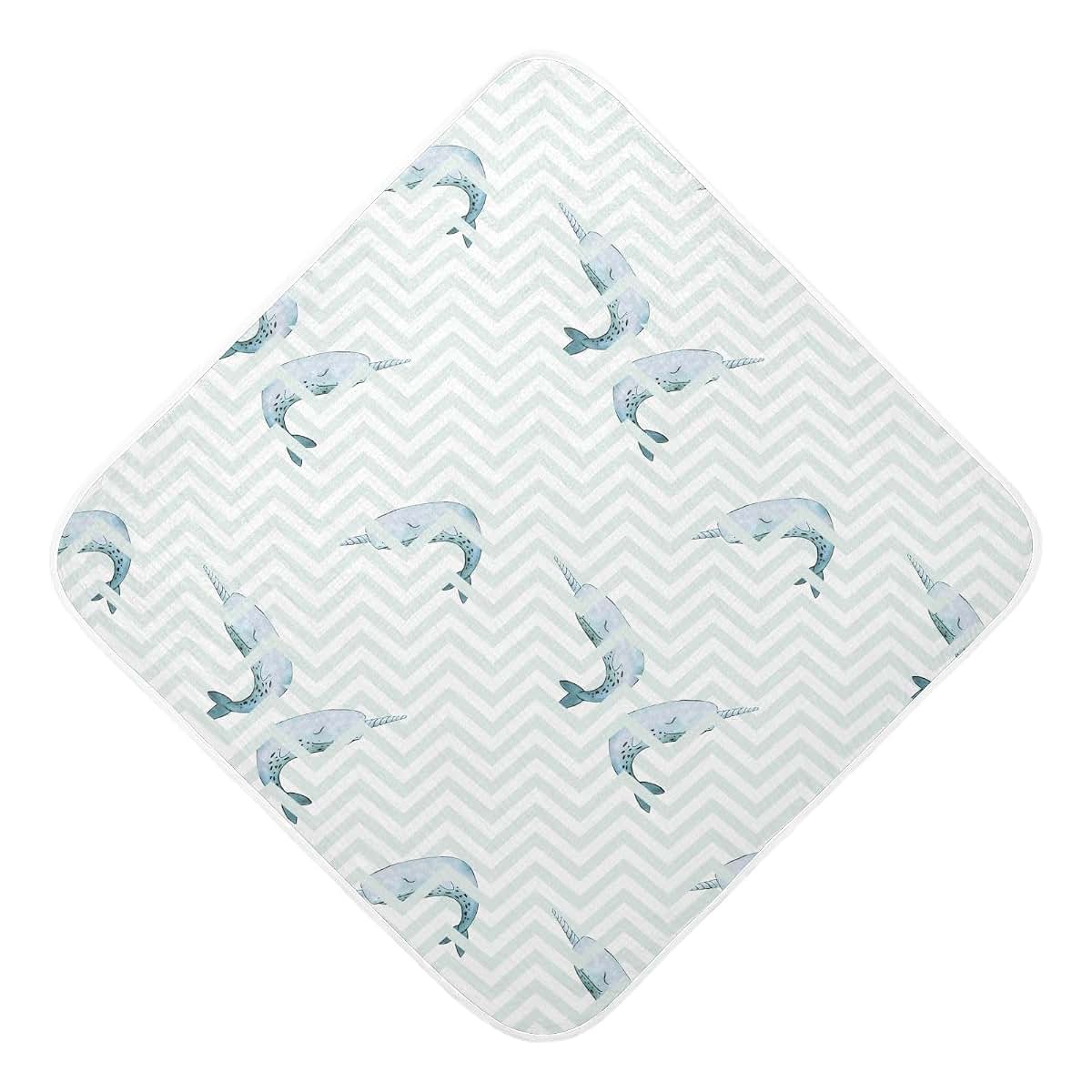 Kigai Baby Hooded Towel 4-Layer Muslin Cotton 35x35