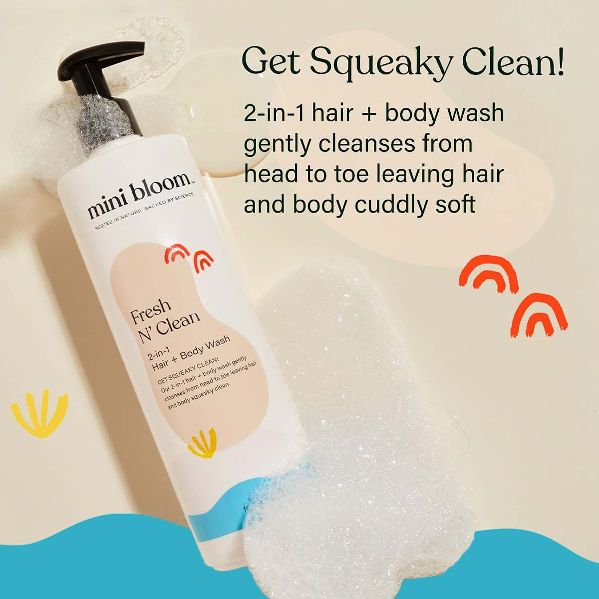 Mini Bloom 2-in-1 Hair and Body Wash for Baby and Kids