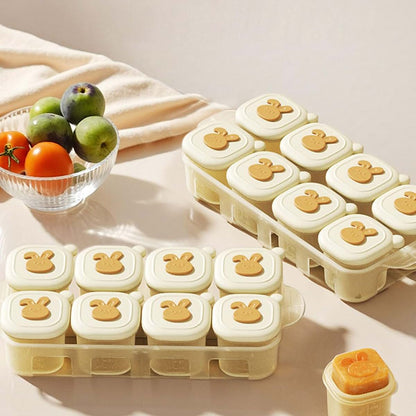 Fockety Silicone Food Freezer Tray With 8 Storage Containers (photo 4)