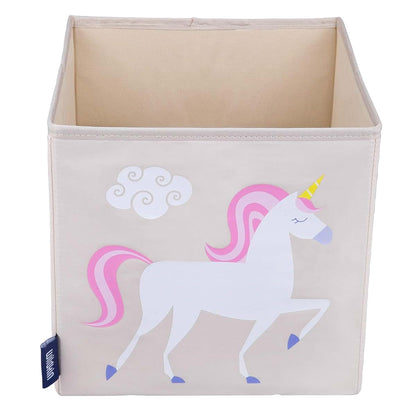Wildkin Kids Storage Cube Organizer for Toys and Books - Unicorn