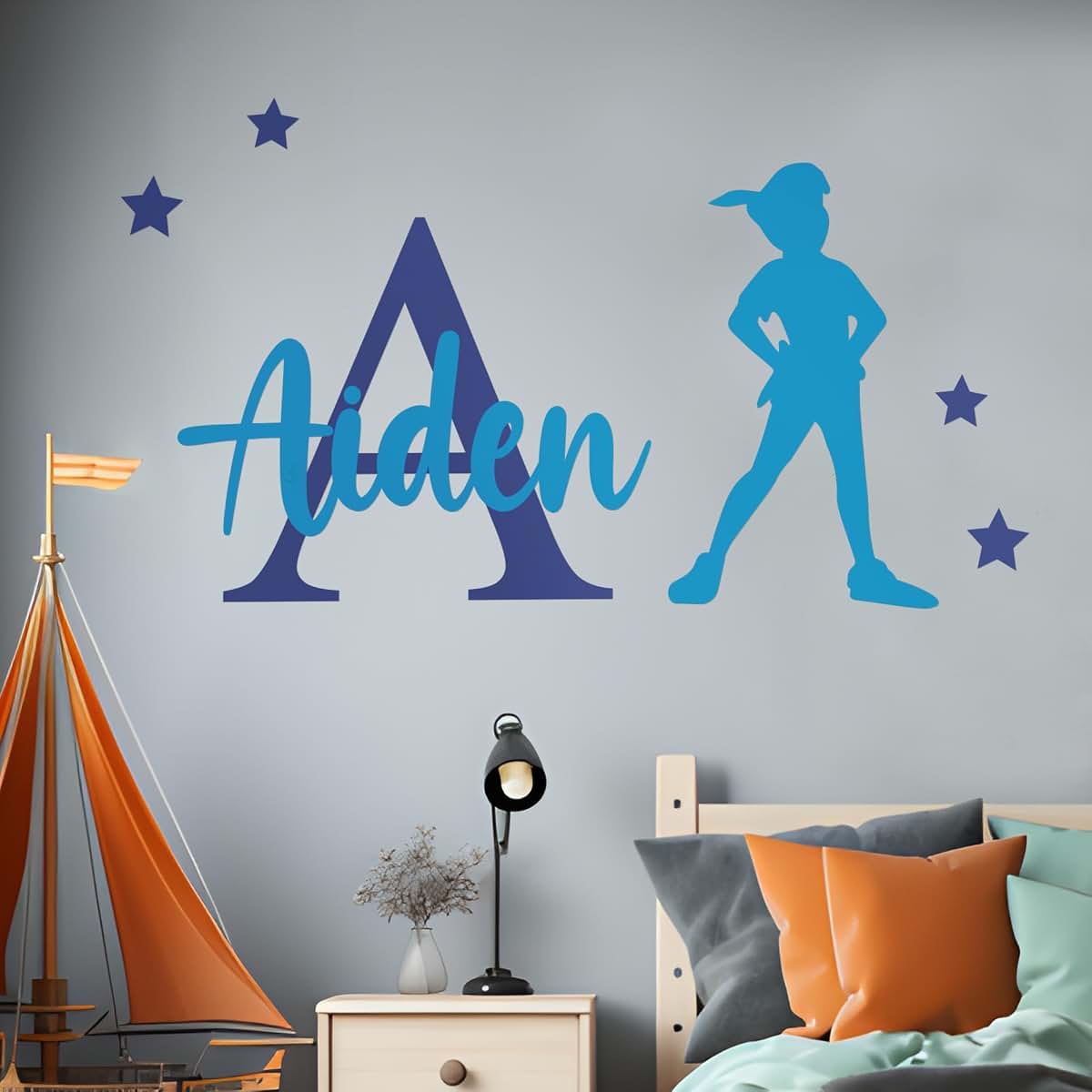 Cryptonite Personalized Name And Initial Tinkerbell Vinyl Wall Decal