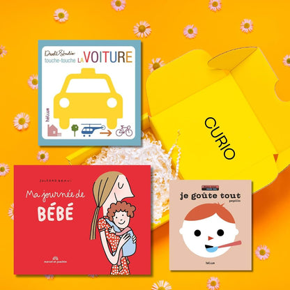 Becuriokids French Baby Board Book Set For Bilingual Development (photo 2)