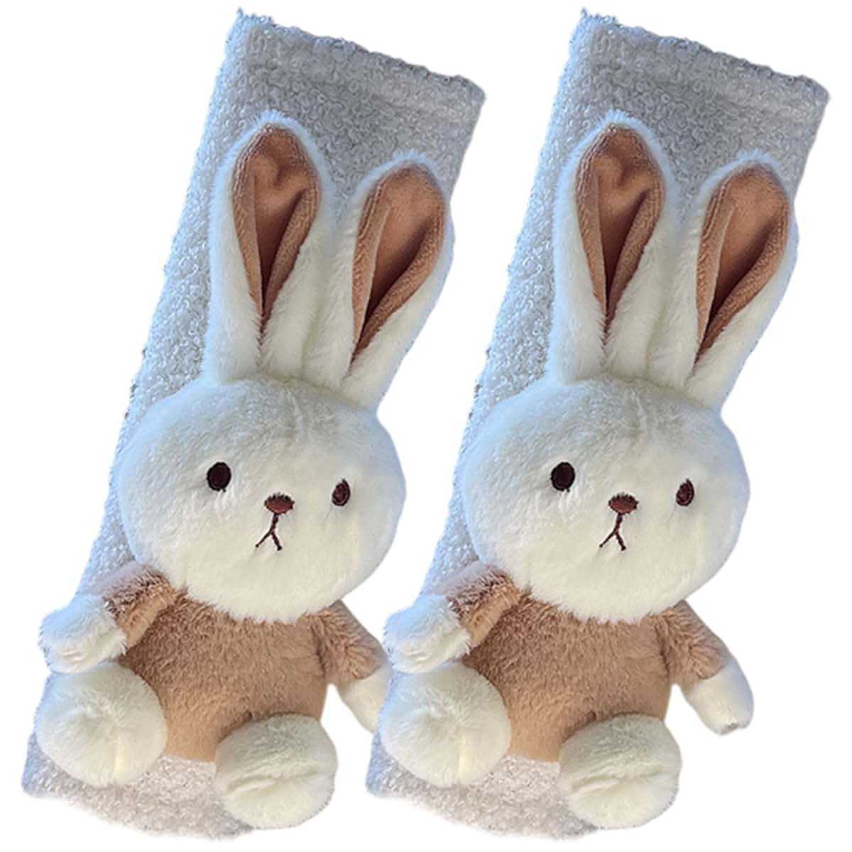 Hbbgdiy Cartoon Bunny Seat Belt Cover Pad 2PCS
