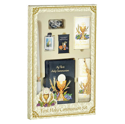 My First Holy Communion Deluxe Boxed Gift Set, 7-Piece Black