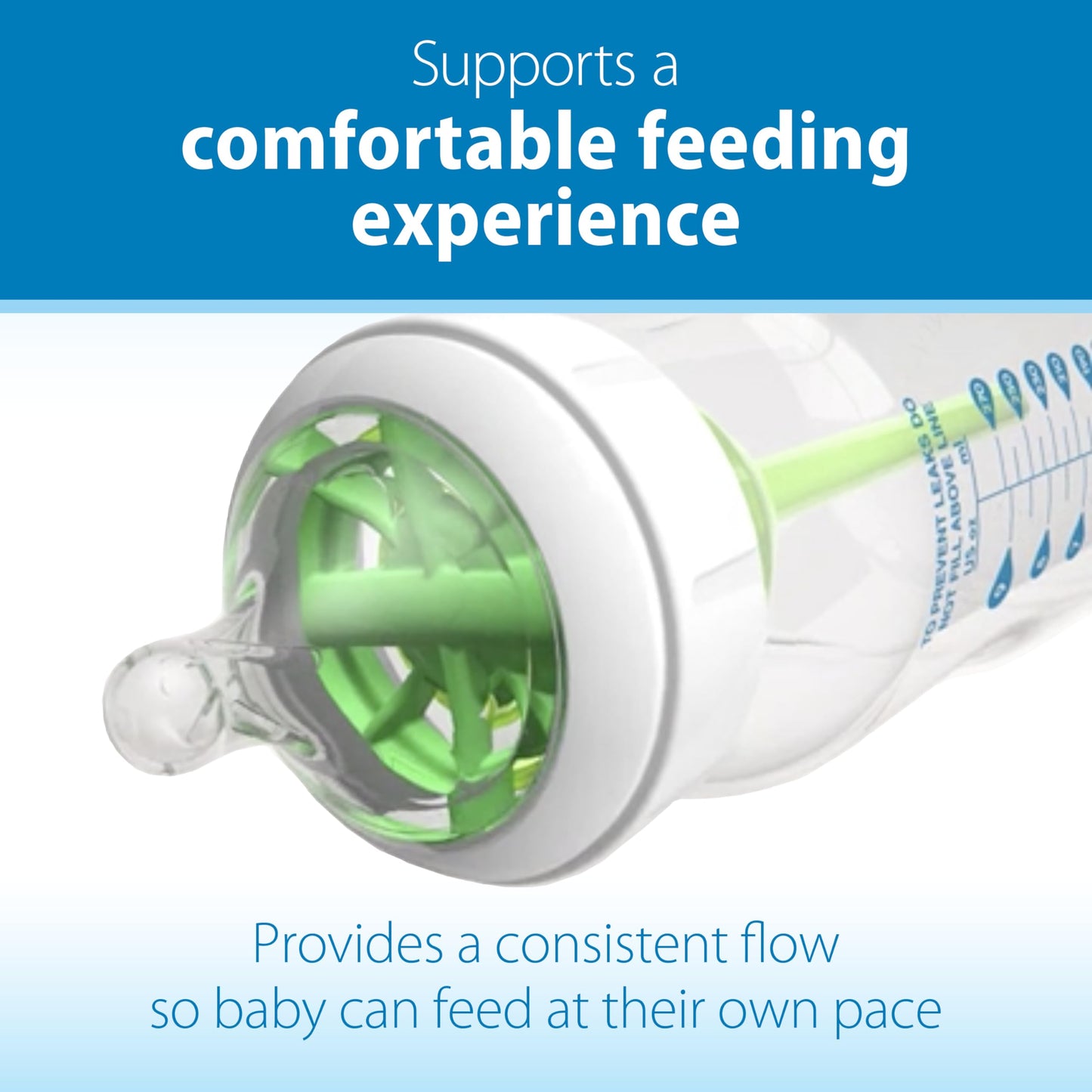 Dr. Brown's Natural Flow Level 2 Baby Bottle Nipple, Medium Flow, 6 Pack