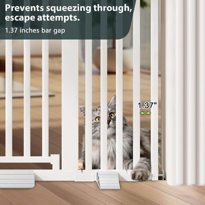 Amibud 51-Inch Extra Tall Pet Gate For Doorways And Hallways