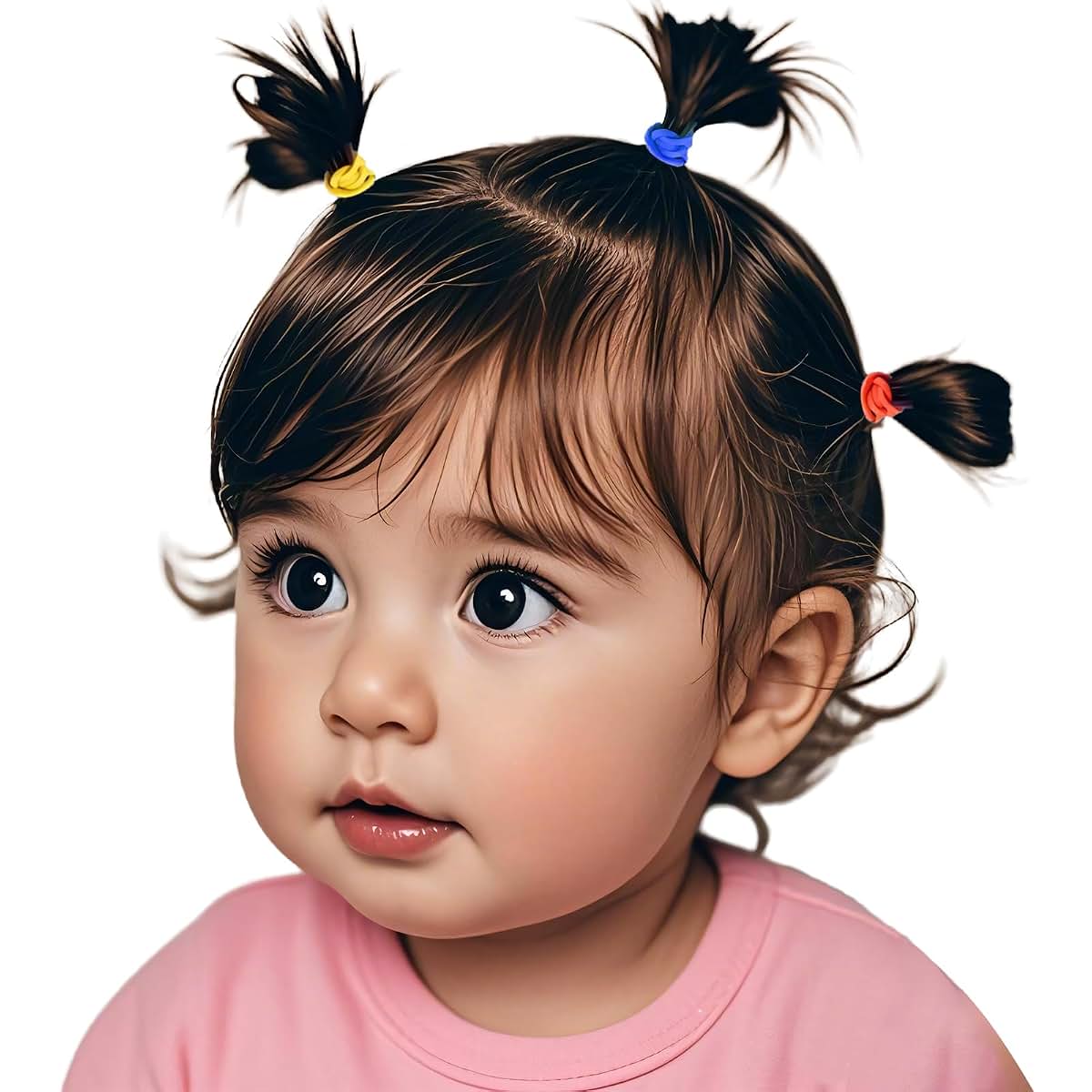 BabyOneStop 200-Piece Toddler Hair Ties in 20 Assorted Colors