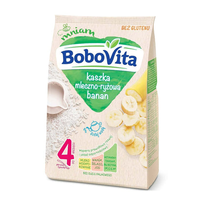 BoboVita Milk And Rice Gruel With Bananas For Babies