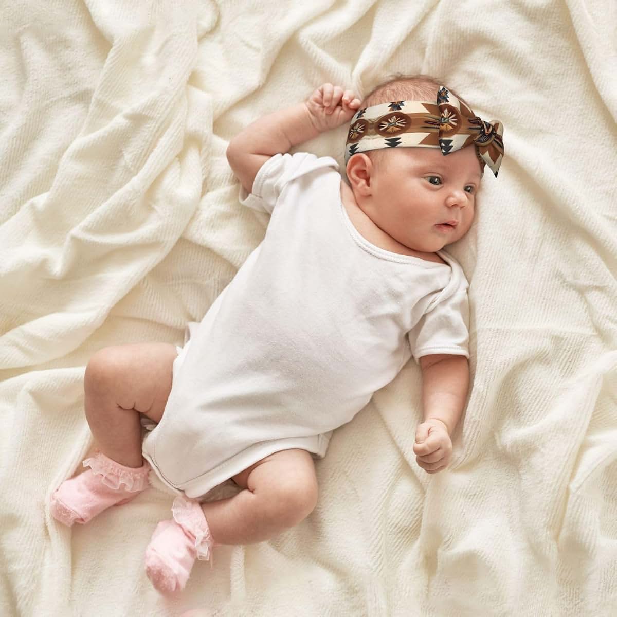 FoRes Native American Patterns Baby Bow Headband (photo 4)