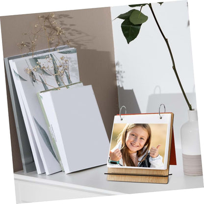 Photo Album Picture Frame for Desk Tabletop Display