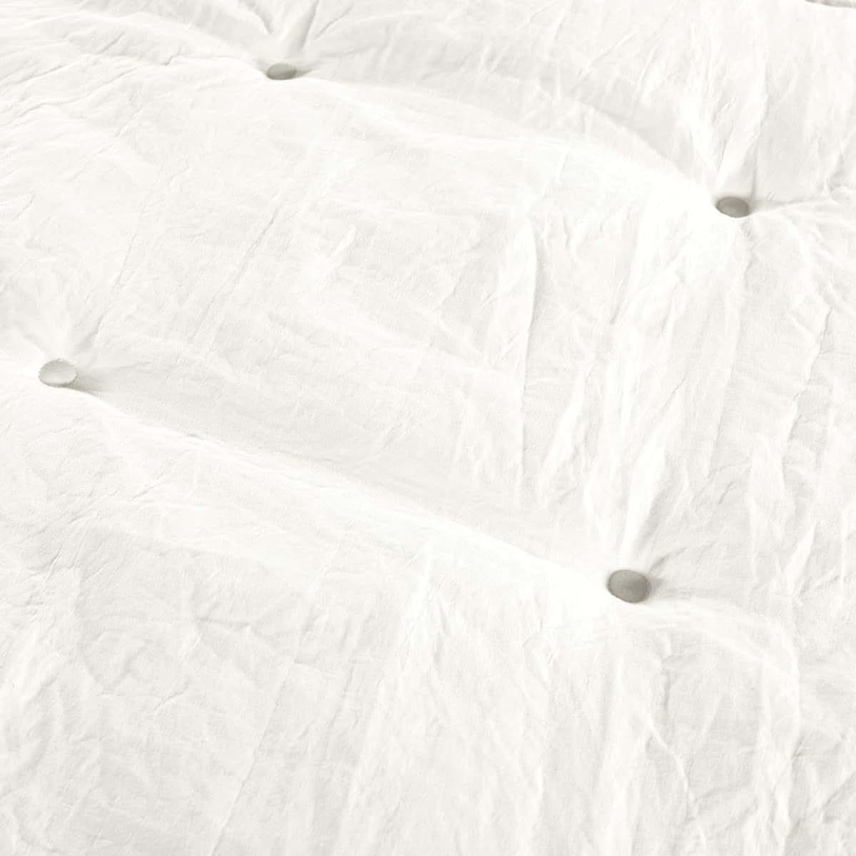 Lush Decor Baby Square with Border Play Mat, 36" x 36", White (photo 2)