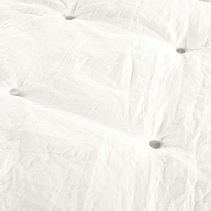 Lush Decor Baby Square with Border Play Mat, 36" x 36", White (photo 2)