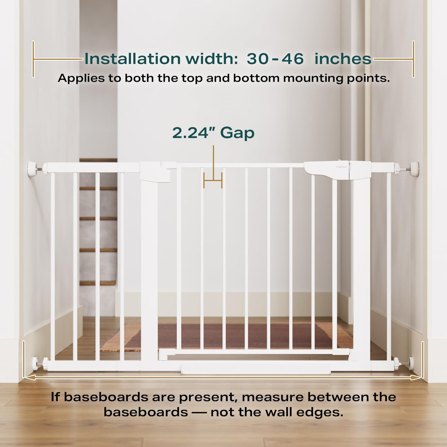 Cumbor Baby Gate Auto Close
