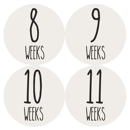 Months In Motion Pregnancy Growth Stickers, 36-Piece Set
