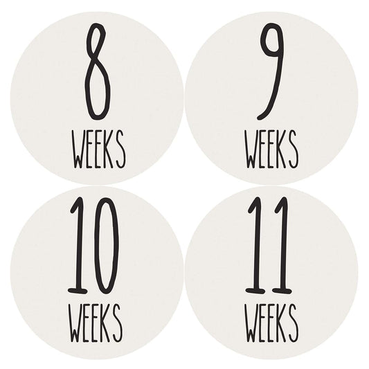 Months In Motion Pregnancy Growth Stickers, 36-Piece Set