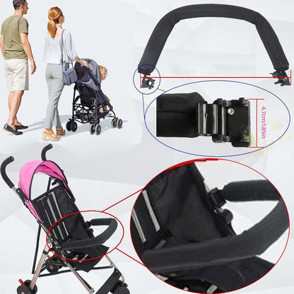 Stroller Snack Tray with Cup Holder, Adjustable Universal Bumper Bar