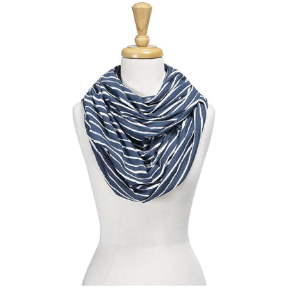 Trend Lab Navy Stripe Multi-Use Nursing Cover (photo 2)