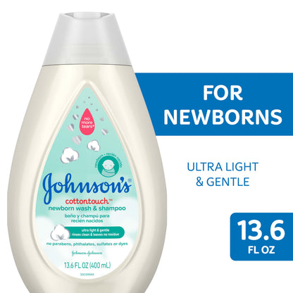 Johnson's CottonTouch Newborn Baby Wash & Shampoo