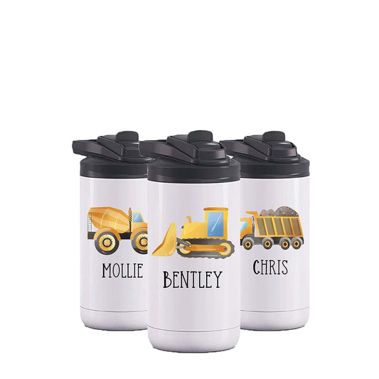Avito Personalized Construction Kids Stainless Steel Water Bottle