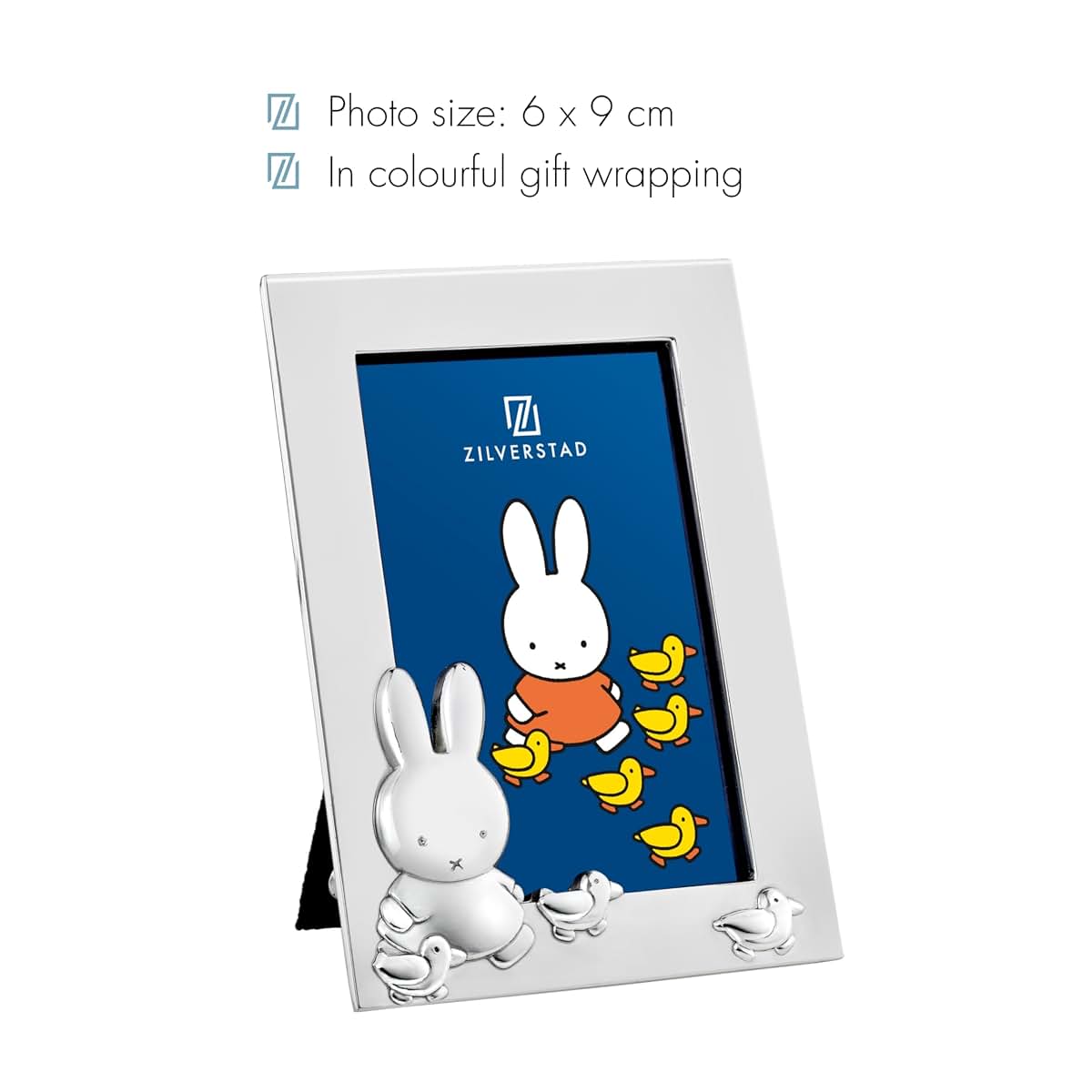 Zilverstad Photo Frame, Miffy with Little Ducks