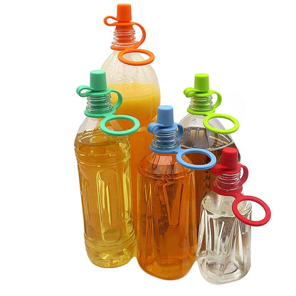 Colorful Silicone Water Bottle Spout Adapter for Kids No-Spill Tops