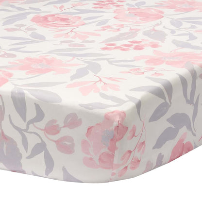 Bedtime Originals Lavender Floral 3-Piece Baby Crib Bedding Set