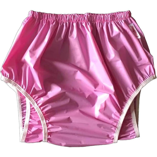 TAPIVA Adult Pull-On Plastic Pants/Adult Incontinence Safety Pants, Waterproof PVC Diaper Cover/Waterproof Reusable