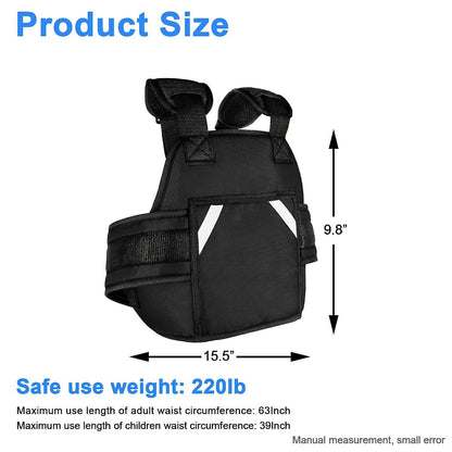 KQSNBG Adjustable Kids Harness for ATV and Snowmobiles