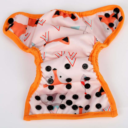 Sigzagor Newborn Baby Diaper Nappy Cover 8lbs-10lbs American Native Fox